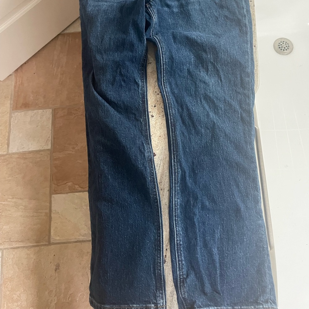J.CREW Flare crop jean in all-day stretch size 25 color Marine Sea Wash - Picture 2 of 5